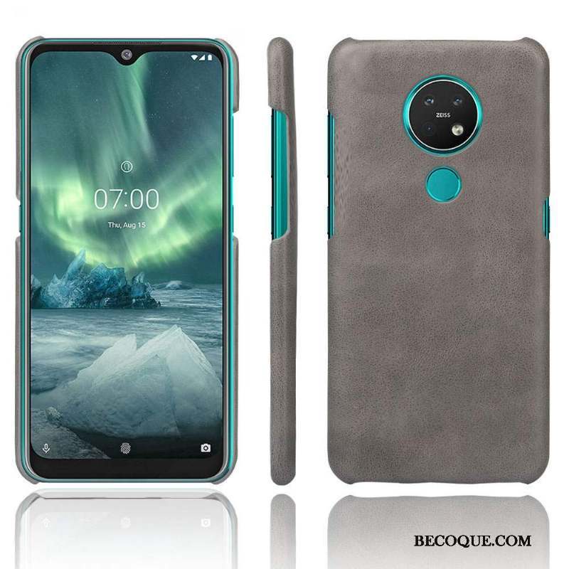 Nokia 7.2 Protection Incassable Cuir Étui Légères Coque