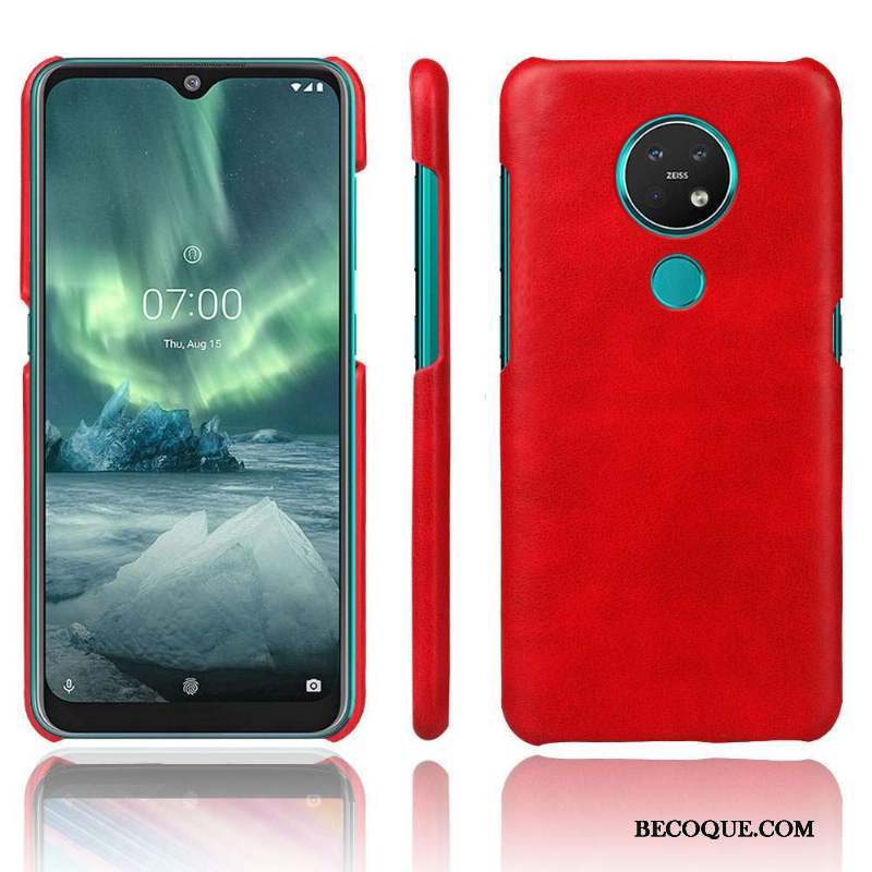 Nokia 7.2 Protection Incassable Cuir Étui Légères Coque