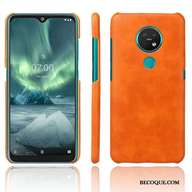 Nokia 7.2 Protection Incassable Cuir Étui Légères Coque