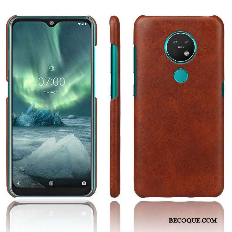 Nokia 7.2 Protection Incassable Cuir Étui Légères Coque