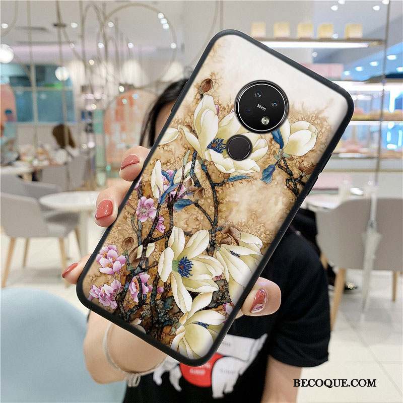 Nokia 7.2 Style Chinois Tendance Incassable Coque De Téléphone Silicone Tout Compris