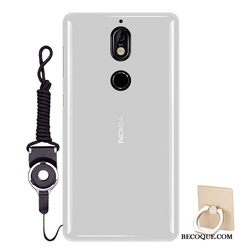 Nokia 7 Incassable Coque De Téléphone Tendance Étui Strass Ornements Suspendus