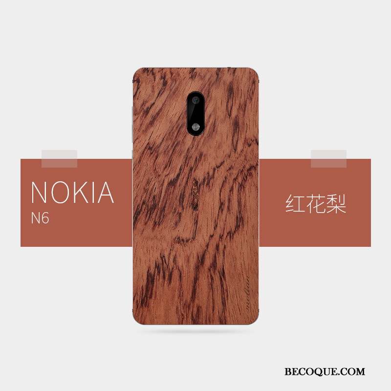 Nokia 7 Personnalité Tendance Coque Téléphone Portable Bois Massif Membrane