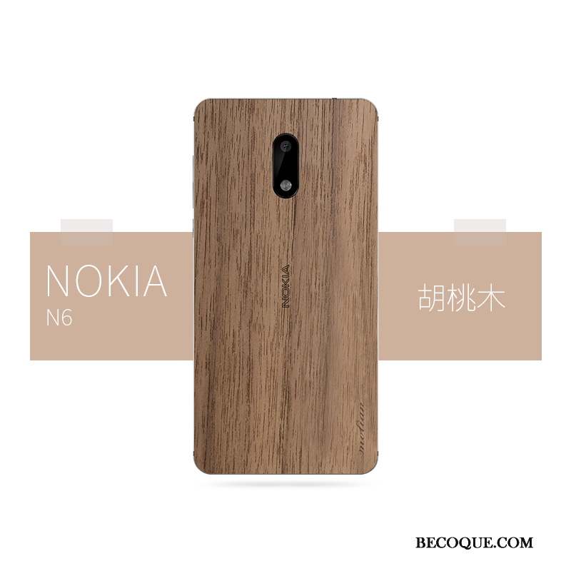 Nokia 7 Personnalité Tendance Coque Téléphone Portable Bois Massif Membrane