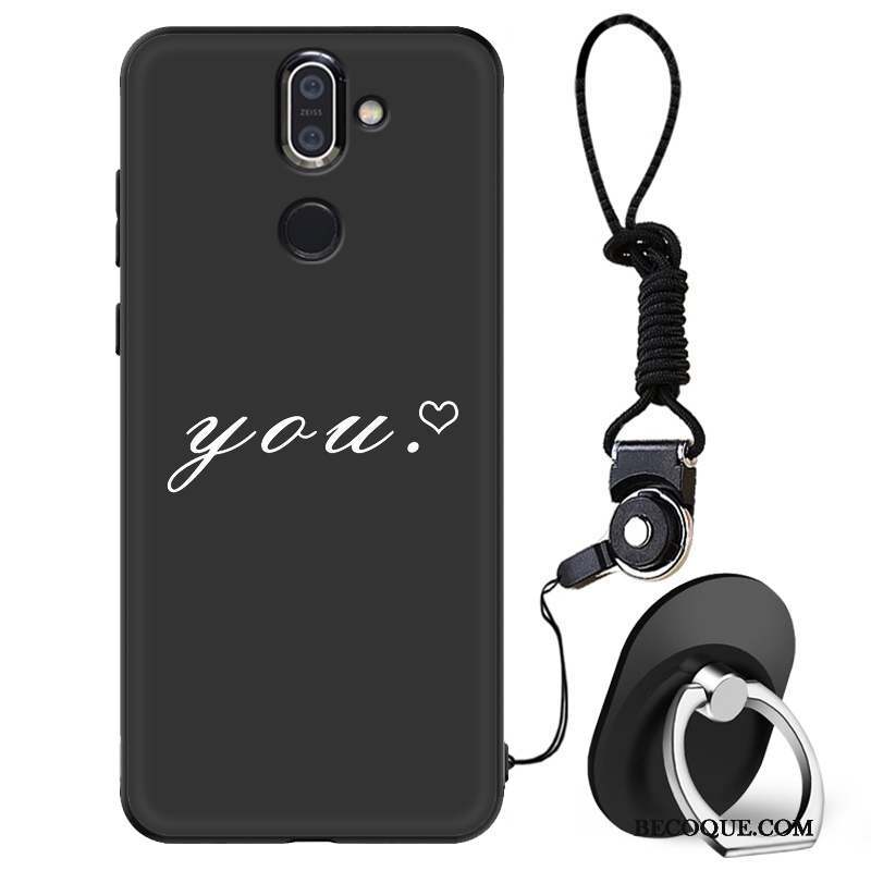 Nokia 7 Plus Coque Fluide Doux Incassable Tout Compris Délavé En Daim Mode Tendance