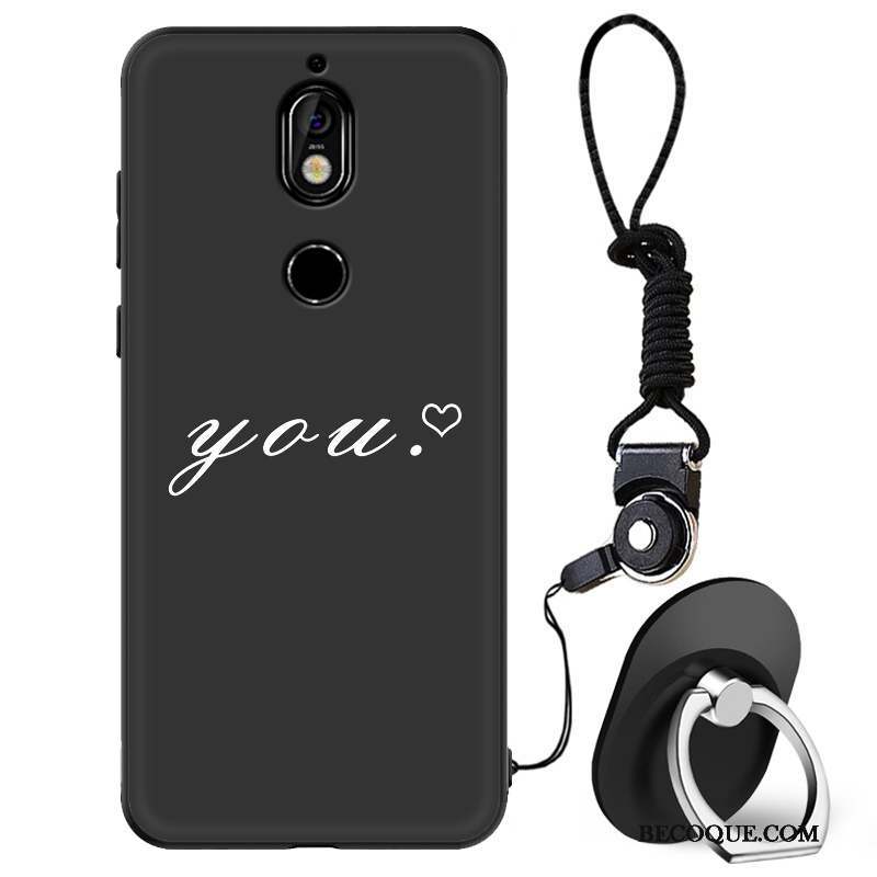 Nokia 7 Plus Coque Fluide Doux Incassable Tout Compris Délavé En Daim Mode Tendance