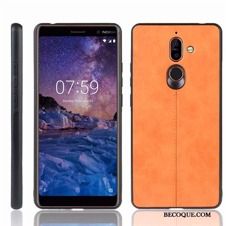 Nokia 7 Plus Incassable Coque De Téléphone Bleu Étui Protection Téléphone Portable