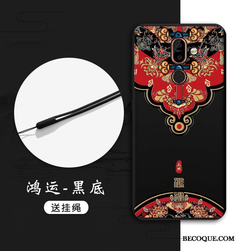 Nokia 7 Plus Tout Compris Tendance Étui Incassable Style Chinois Coque