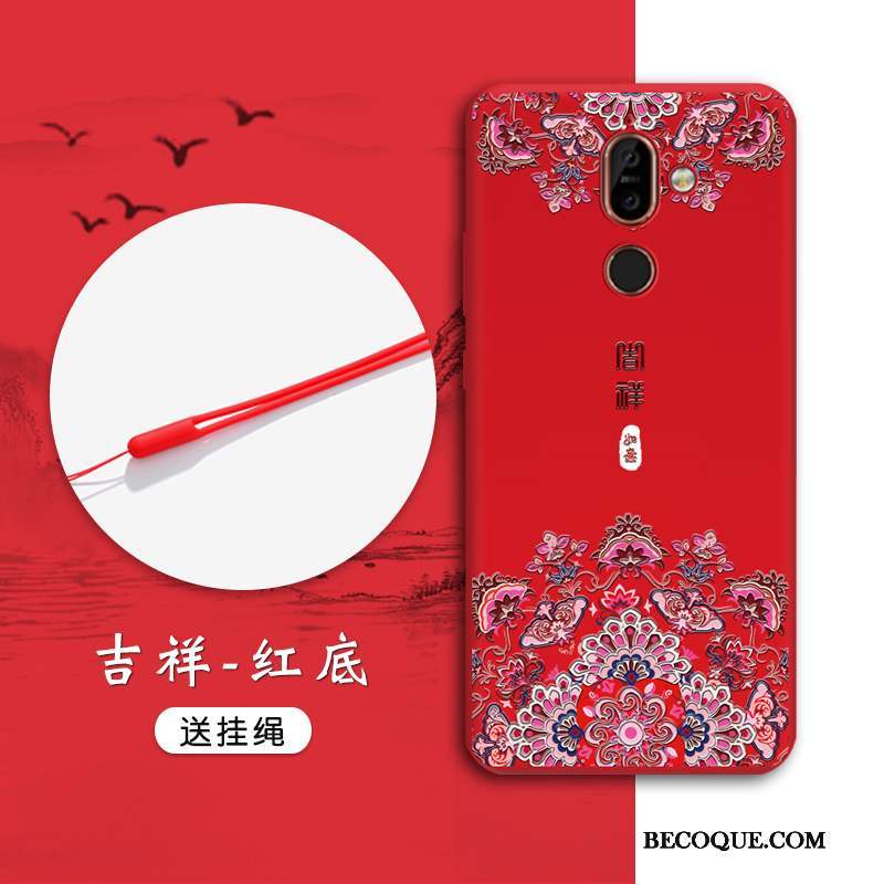 Nokia 7 Plus Tout Compris Tendance Étui Incassable Style Chinois Coque