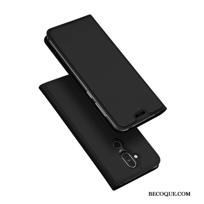 Nokia 8.1 Coque Business Étui En Cuir Téléphone Portable Protection Nouveau Sac