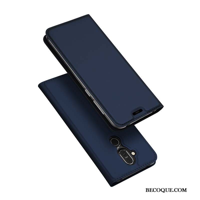 Nokia 8.1 Coque Business Étui En Cuir Téléphone Portable Protection Nouveau Sac