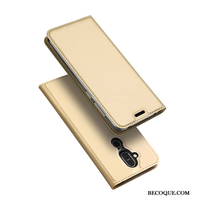 Nokia 8.1 Coque Business Étui En Cuir Téléphone Portable Protection Nouveau Sac