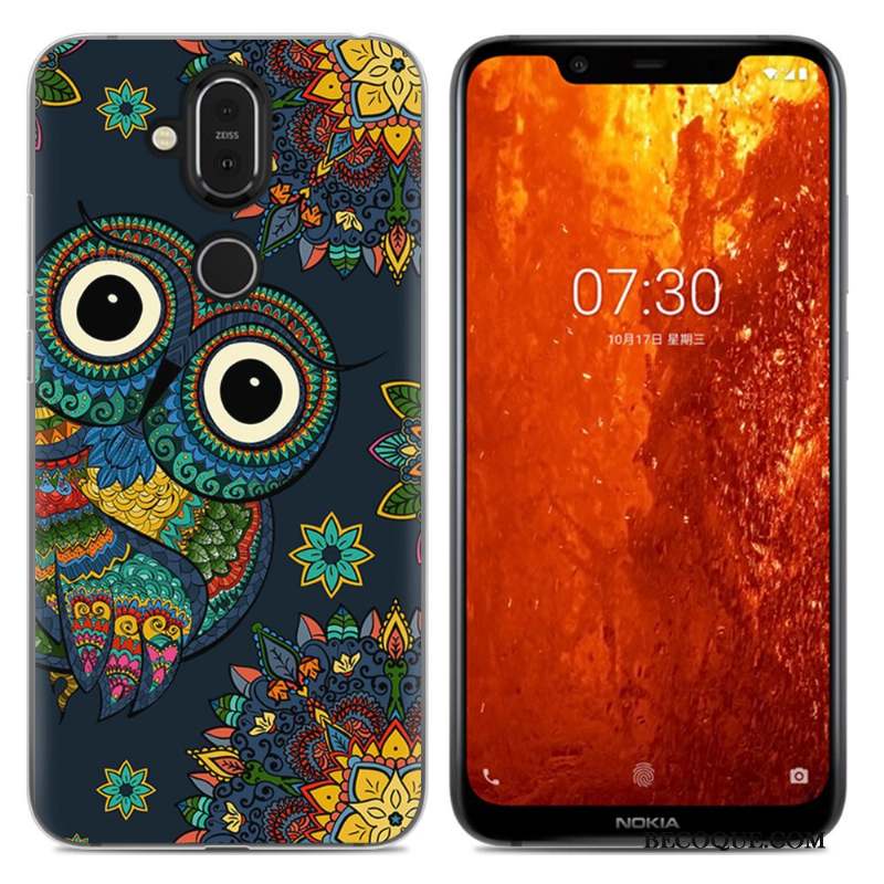 Nokia 8.1 Coque De Téléphone Simple Étui Incassable Tout Compris Téléphone Portable