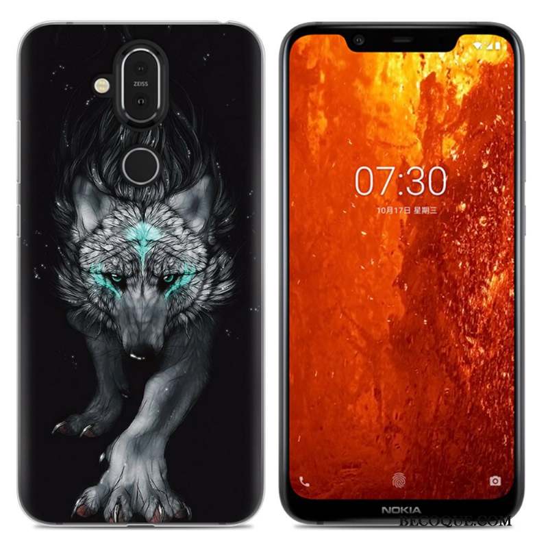 Nokia 8.1 Coque De Téléphone Simple Étui Incassable Tout Compris Téléphone Portable