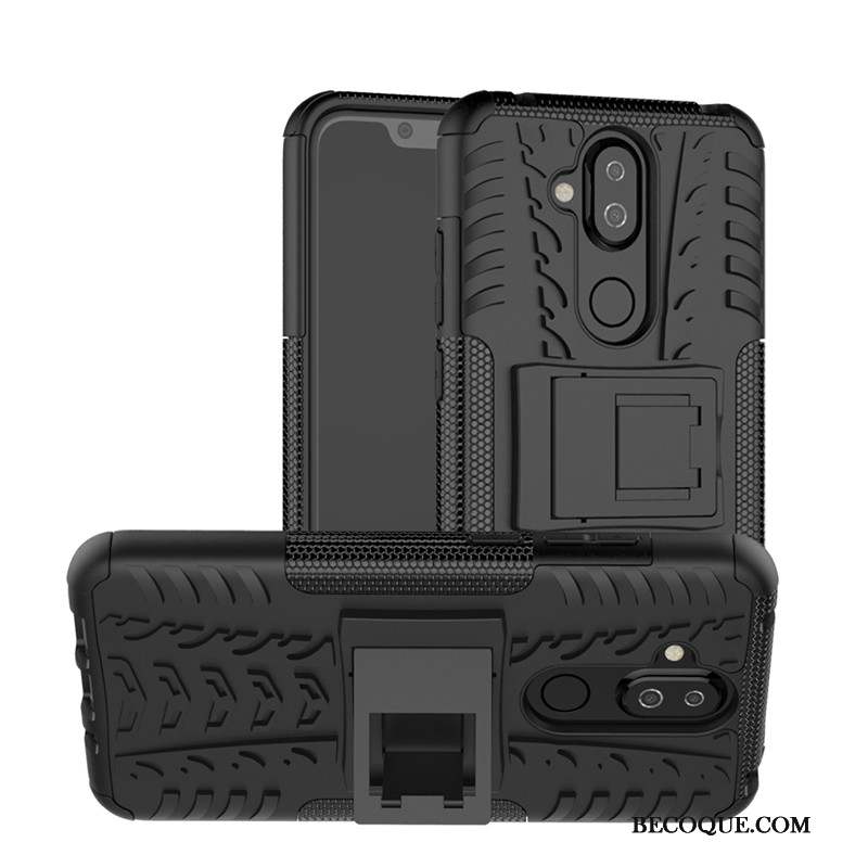 Nokia 8.1 Protection Coque De Téléphone Silicone Support Incassable Étui