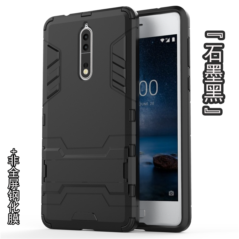 Nokia 8 Coque Bleu De Téléphone Support Incassable Difficile