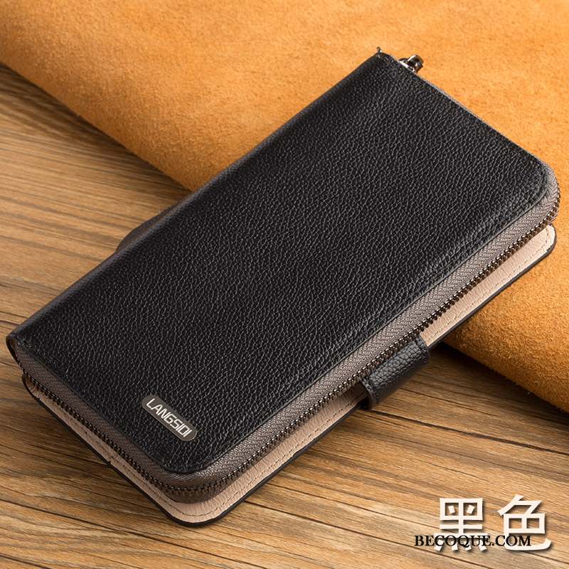 Nokia 8 Coque Cuir Véritable Portefeuille Protection Tout Compris Incassable Tendance