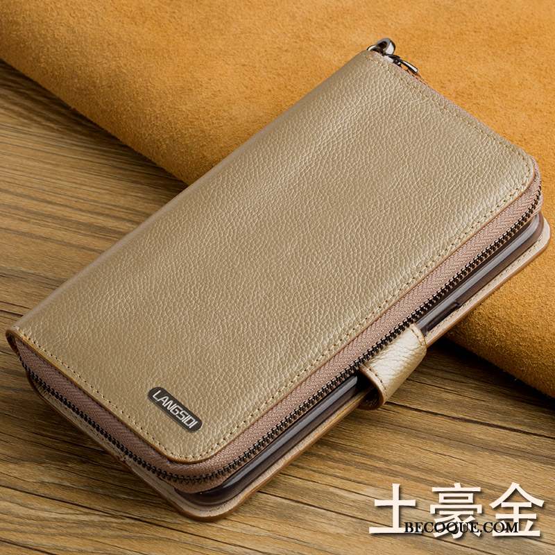 Nokia 8 Coque Cuir Véritable Portefeuille Protection Tout Compris Incassable Tendance