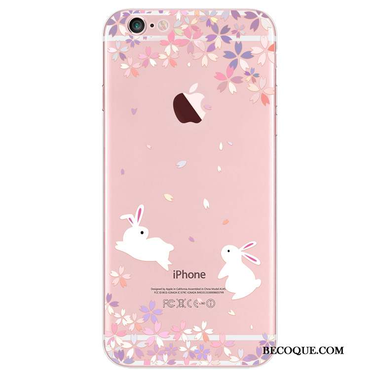 Nokia 8 Coque De Téléphone Sakura Évasé Lapin Rose Transparent