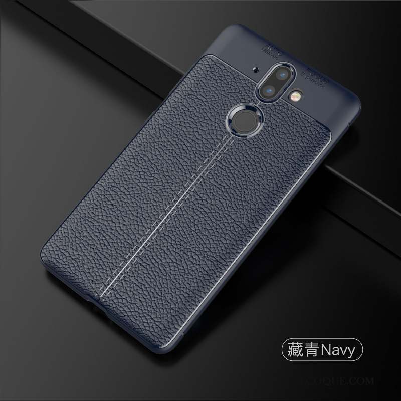 Nokia 8 Coque Marque De Tendance Protection Délavé En Daim Tout Compris Incassable Fluide Doux