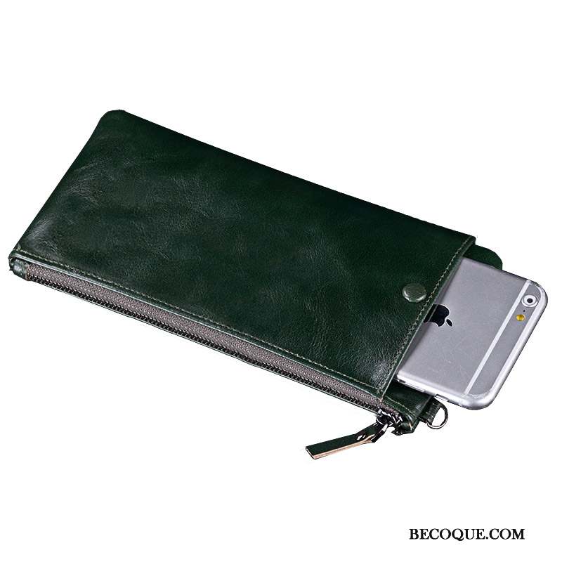 Nokia 8 Coque Portefeuille Cuir Véritable Incassable Sac Étui Pochette