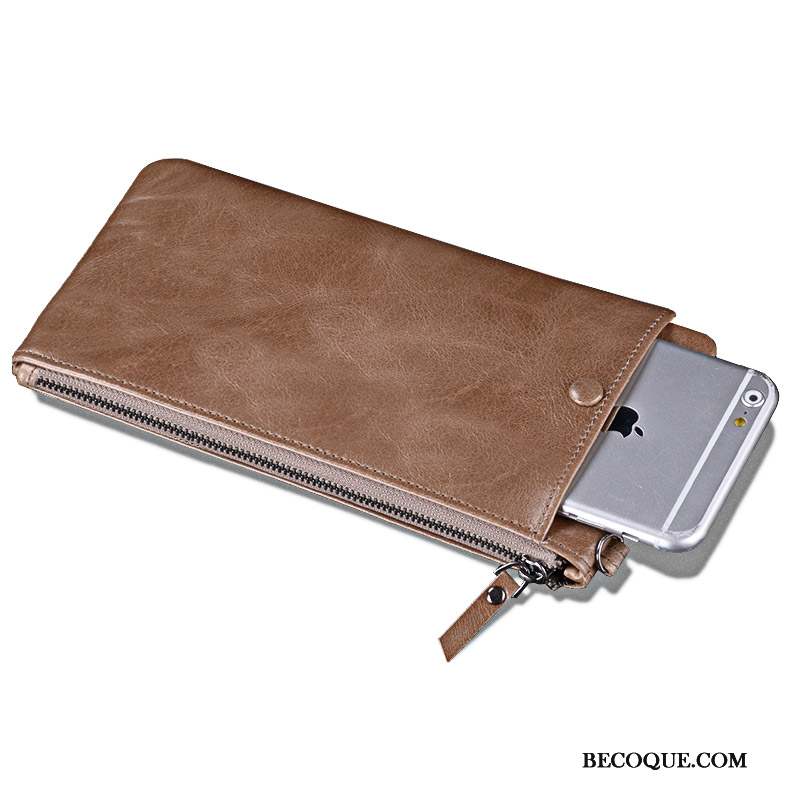 Nokia 8 Coque Portefeuille Cuir Véritable Incassable Sac Étui Pochette