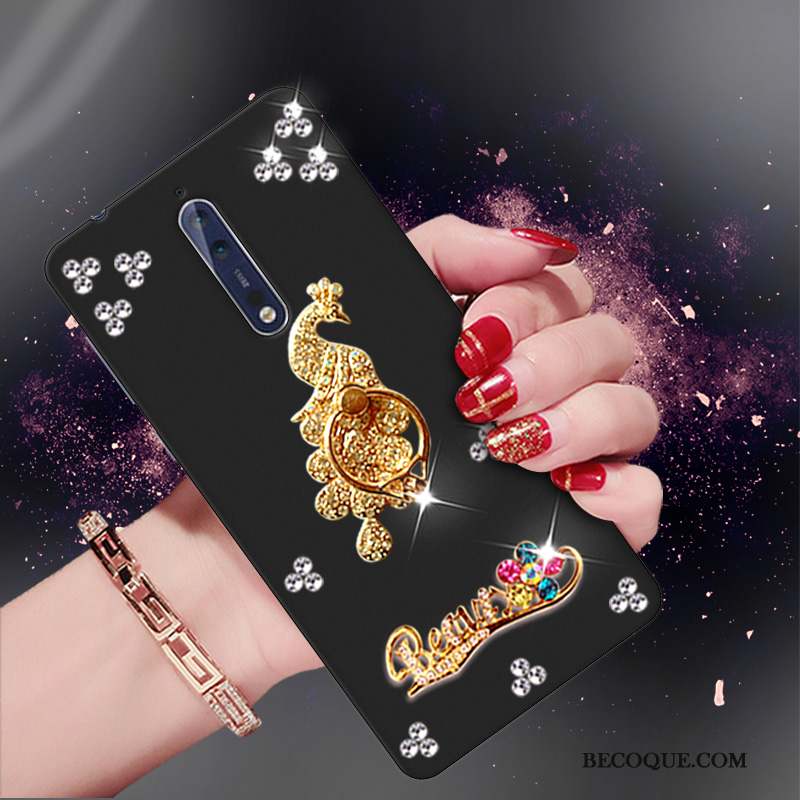 Nokia 8 Tendance Silicone Coque De Téléphone Strass Protection Fluide Doux