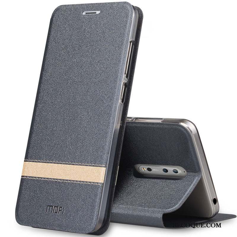 Nokia 8 Étui En Cuir Incassable Housse Tendance Protection Coque De Téléphone