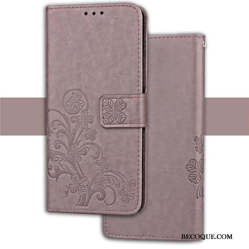 Nokia 9 Pureview Coque Tout Compris Protection Portefeuille Fluide Doux Violet Housse