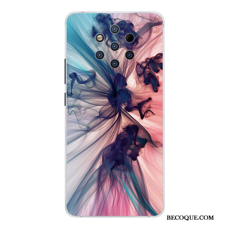 Nokia 9 Pureview Étui Protection Incassable Dessin Animé Rose Coque De Téléphone