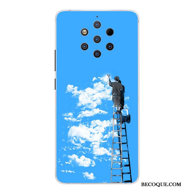 Nokia 9 Pureview Étui Protection Incassable Dessin Animé Rose Coque De Téléphone