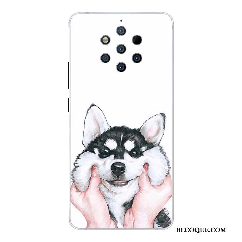 Nokia 9 Pureview Étui Protection Incassable Dessin Animé Rose Coque De Téléphone