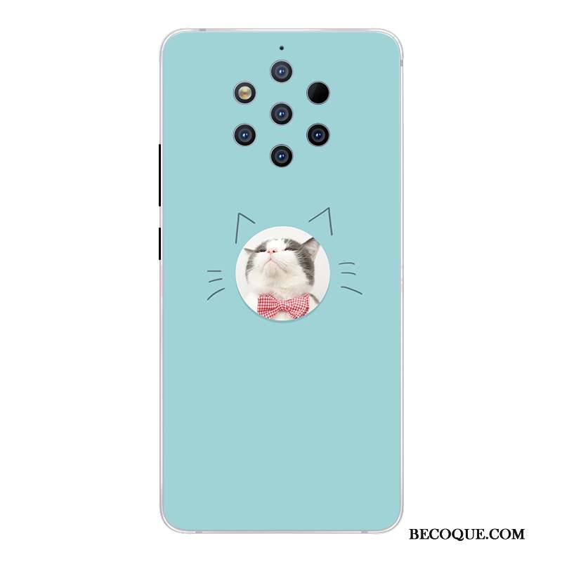 Nokia 9 Pureview Étui Protection Incassable Dessin Animé Rose Coque De Téléphone