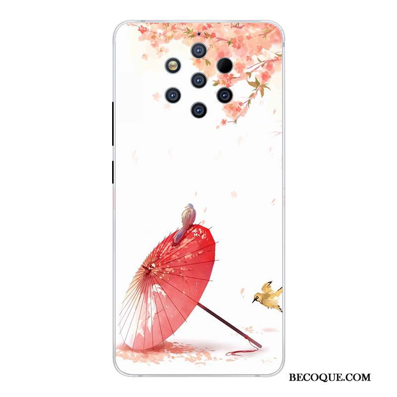 Nokia 9 Pureview Étui Protection Incassable Dessin Animé Rose Coque De Téléphone