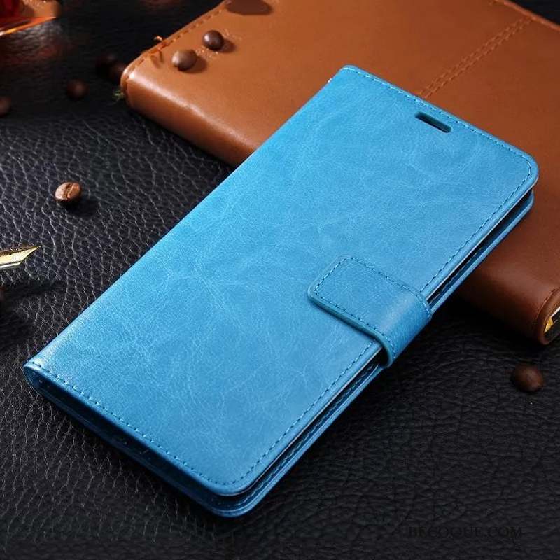 Redmi 5a Bleu Clair Ornements Suspendus Housse Étui Coque De Téléphone Similicuir