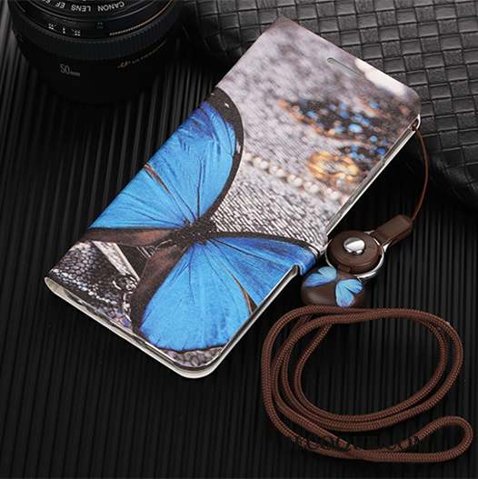 Redmi 5a Coque Téléphone Portable Rouge Petit Bleu Mince Ornements Suspendus