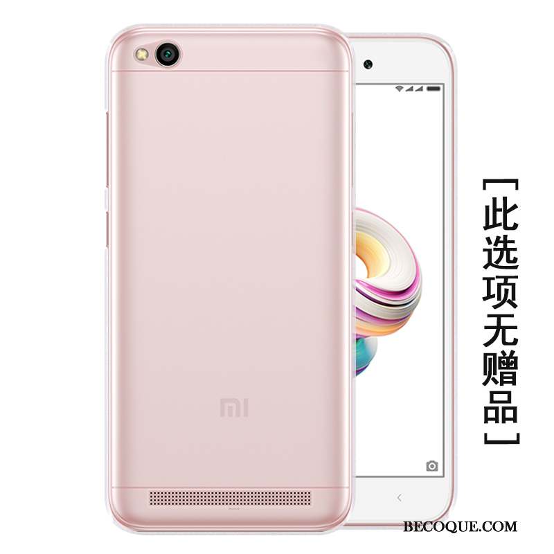 Redmi 5a Peinture Rose Silicone Coque De Téléphone Dessin Animé Protection