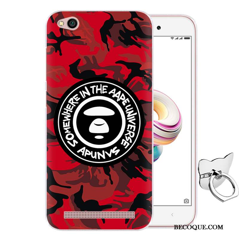 Redmi 5a Peinture Rose Silicone Coque De Téléphone Dessin Animé Protection