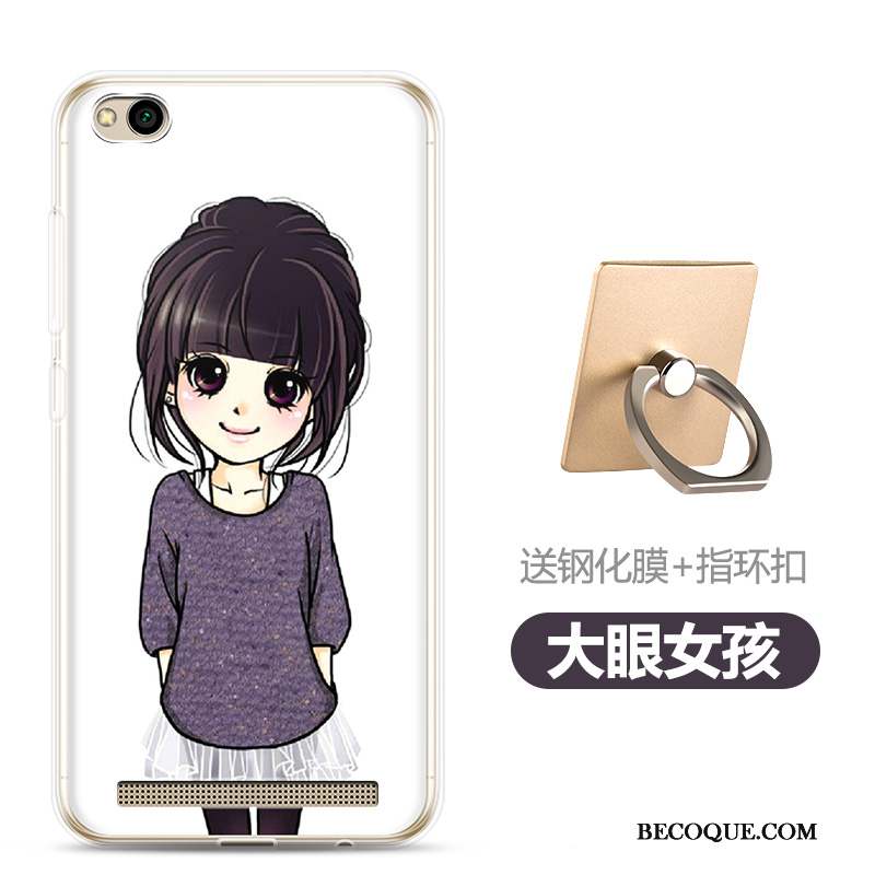 Redmi 5a Rouge Téléphone Portable Dessin Animé Étui Rose Coque De Téléphone