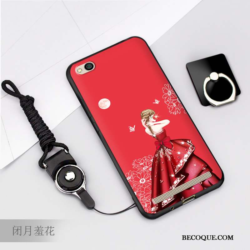 Redmi 5a Silicone Fluide Doux Protection Coque De Téléphone Étui Incassable