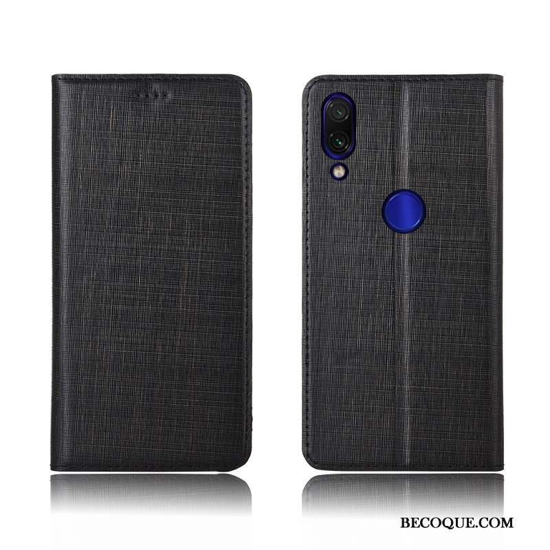 Redmi 7 Coque Étui Protection Petit Étui En Cuir Silicone