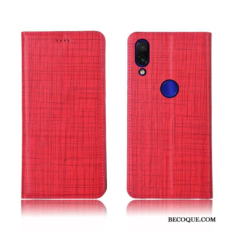 Redmi 7 Coque Étui Protection Petit Étui En Cuir Silicone