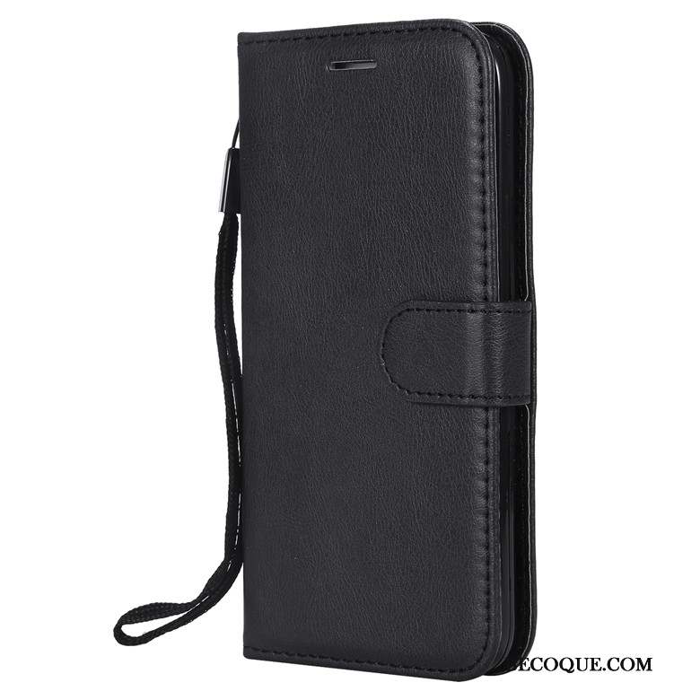 Redmi 7 Couleur Unie Housse Étui En Cuir Coque De Téléphone Fluide Doux Protection