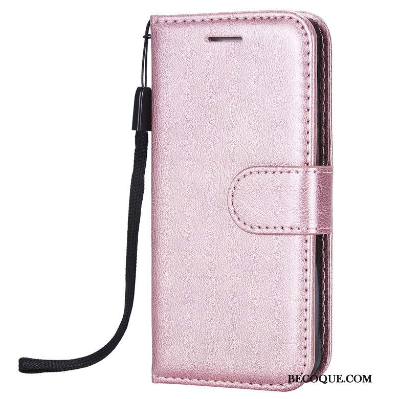 Redmi 7 Couleur Unie Housse Étui En Cuir Coque De Téléphone Fluide Doux Protection