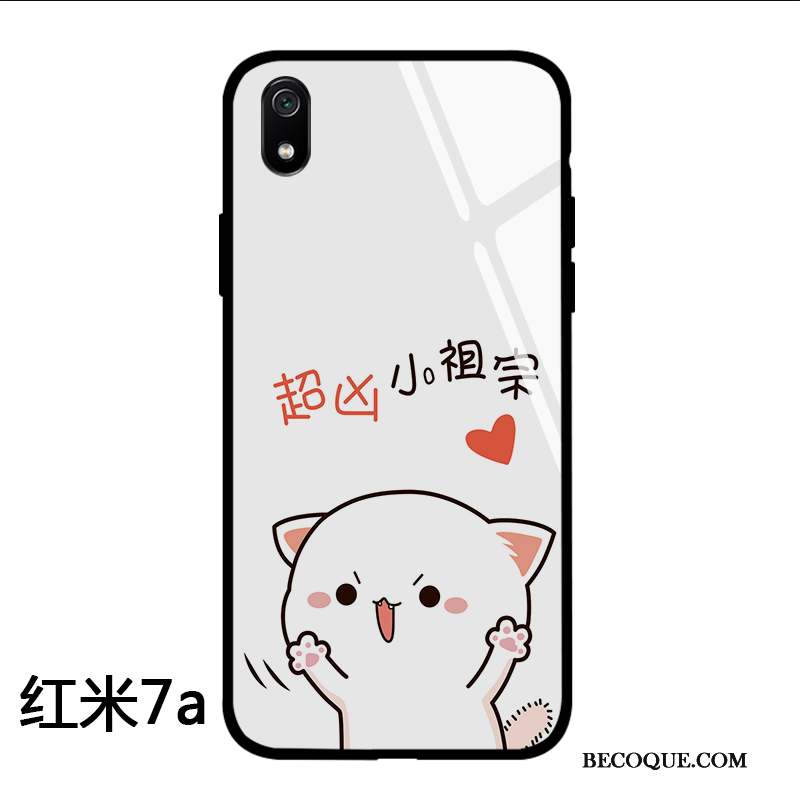 Redmi 7a Coque Amoureux Frais Charmant Rouge Marque De Tendance Nouveau