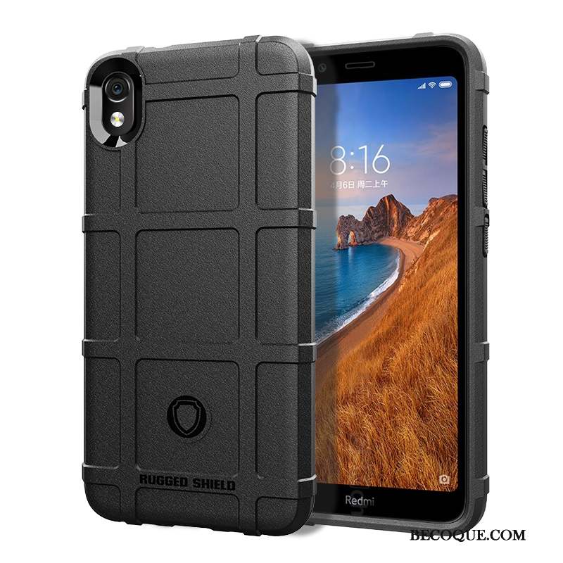 Redmi 7a Coque Créatif Incassable Net Rouge Tout Compris Fluide Doux Protection