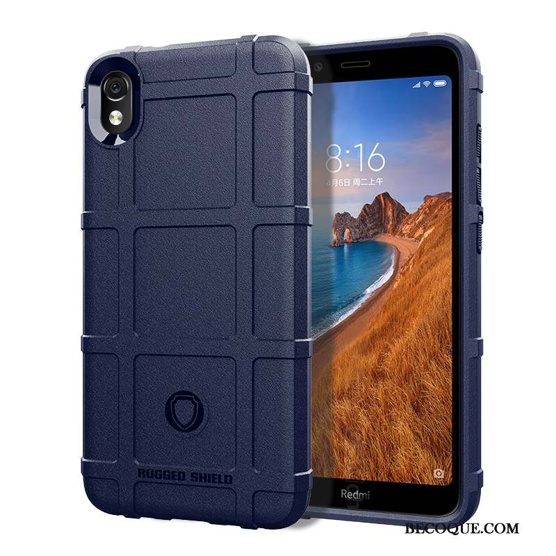 Redmi 7a Coque Créatif Incassable Net Rouge Tout Compris Fluide Doux Protection