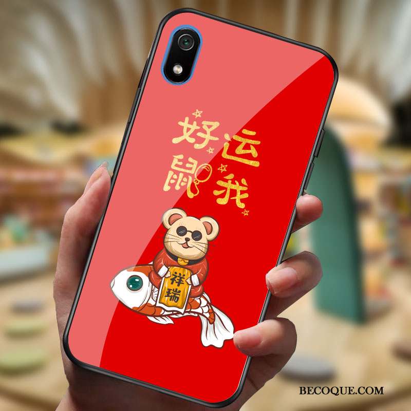 Redmi 7a Coque Dessin Animé Nouveau Petit Personnalité Protection Étui