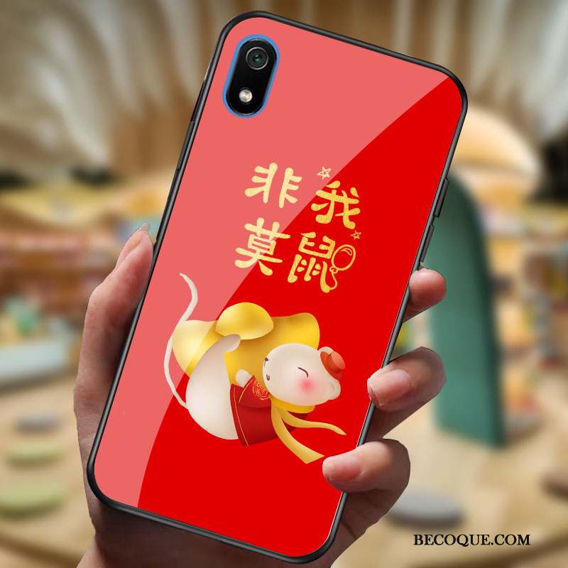 Redmi 7a Coque Dessin Animé Nouveau Petit Personnalité Protection Étui