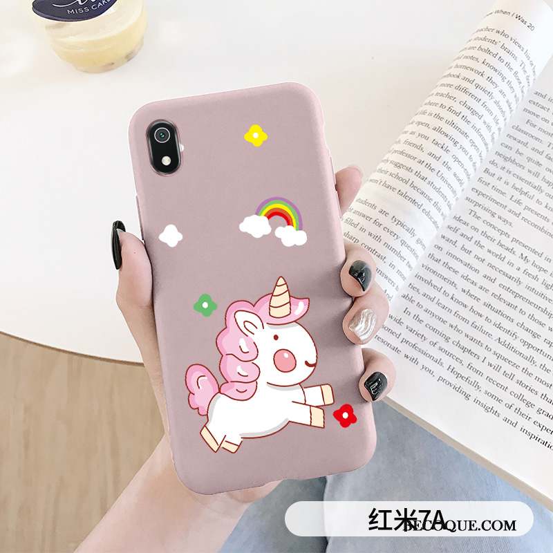 Redmi 7a Coque Dragon Personnalité Protection Tendance Fluide Doux Charmant